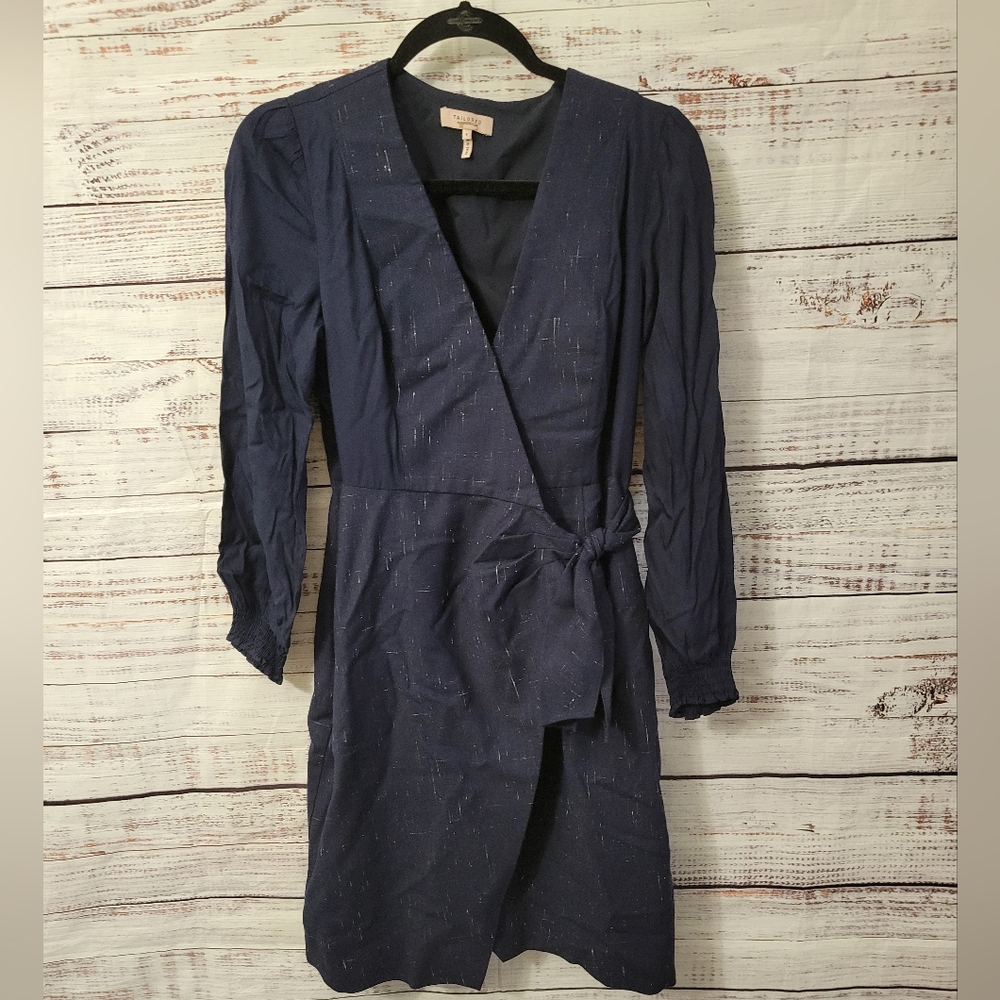 Rebecca Taylor S4 Silk/Wool Wrap Dress